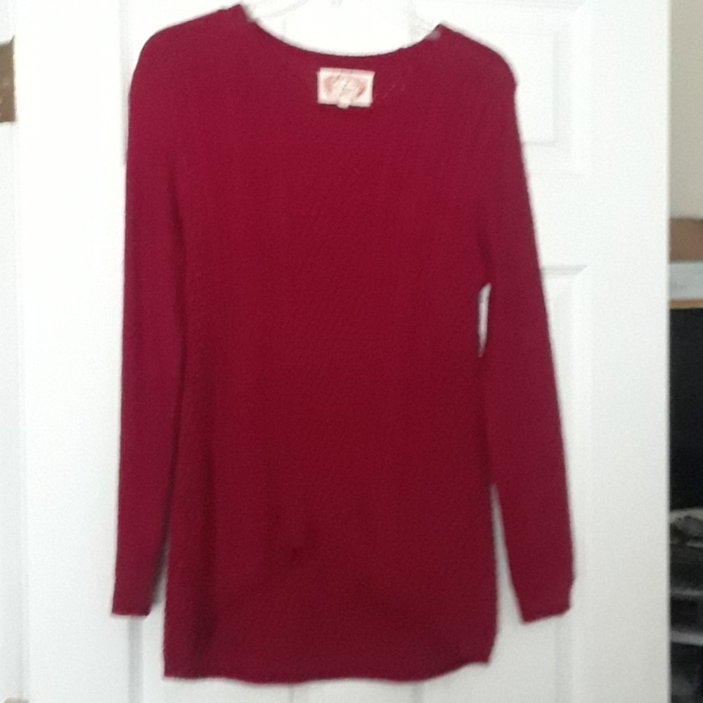 Red sweater